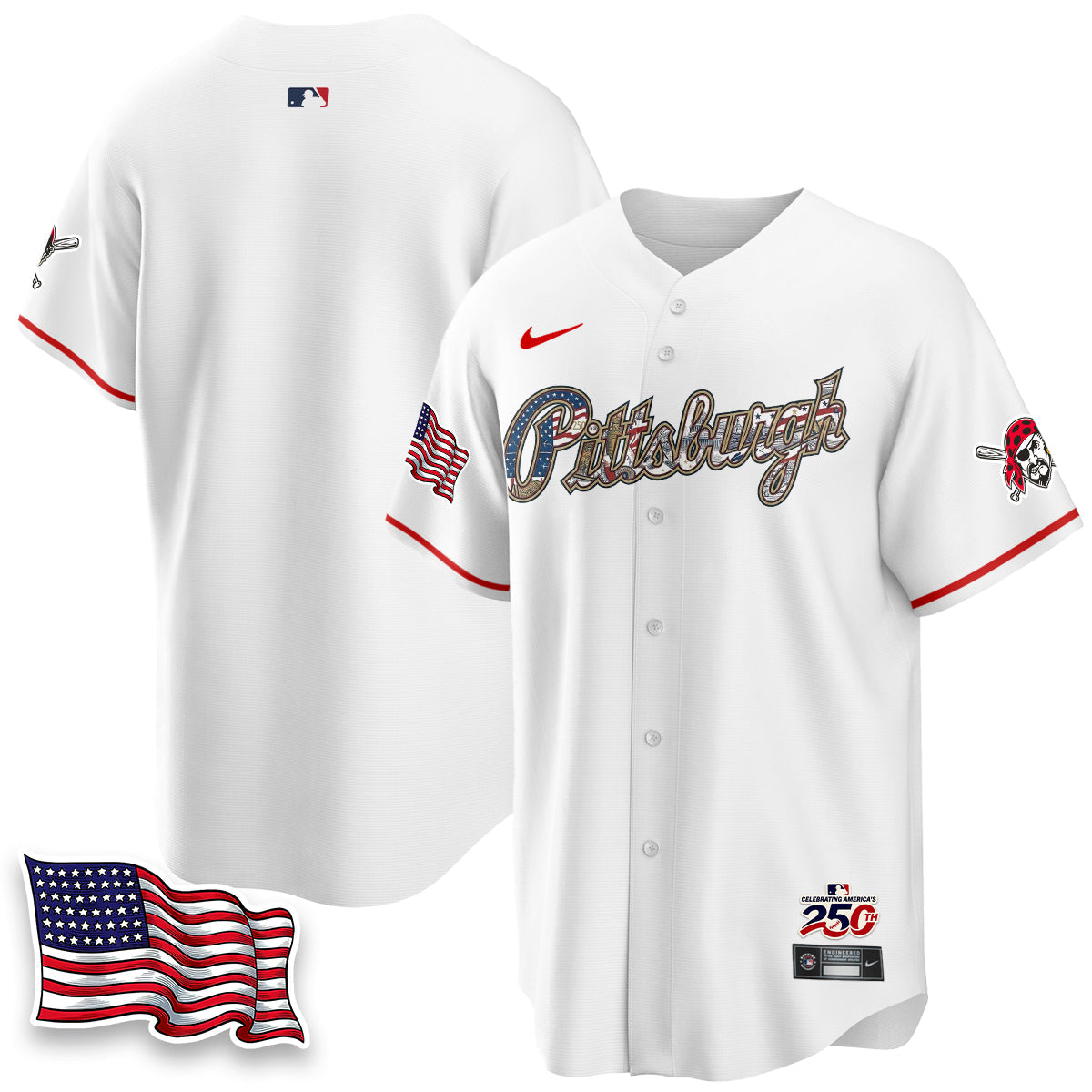 PIT 2026 Independence Day USA Vapor Limited Jersey - Stitched-NQD