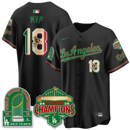 LAD Mexico Vapor Limited Jersey - 9x & B2B Champs - All Stitched