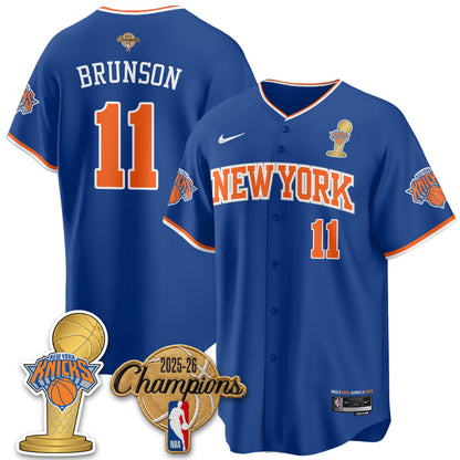 NYK 2026 NBA Champions Vapor Jersey - Stitched1-NQD