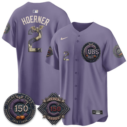 Chicago Cubs Nightmare Edition Vapor Limited Jersey - Printed