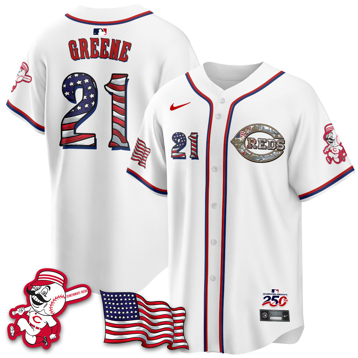 CIN 2026 Independence Day USA Vapor Limited Jersey - Stitched-NQD