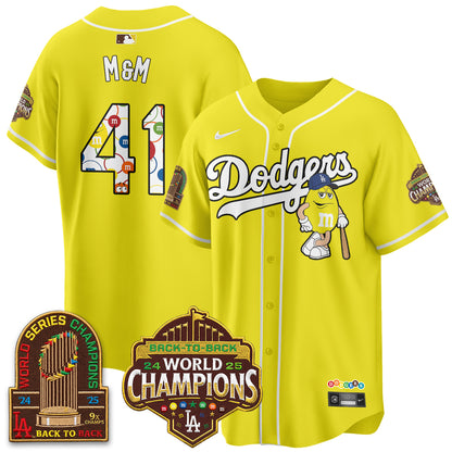Los Angeles Dodgers x m&m Vapor Jersey - Stitched