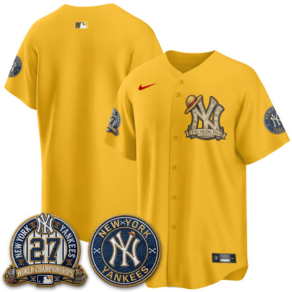 NYY x OP Japanese Cartoon Limited Jersey -  Stitched-NQD