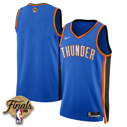 OKC 2026 NBA Western Conference Champions Vapor Jersey V2- Stitched-NQD