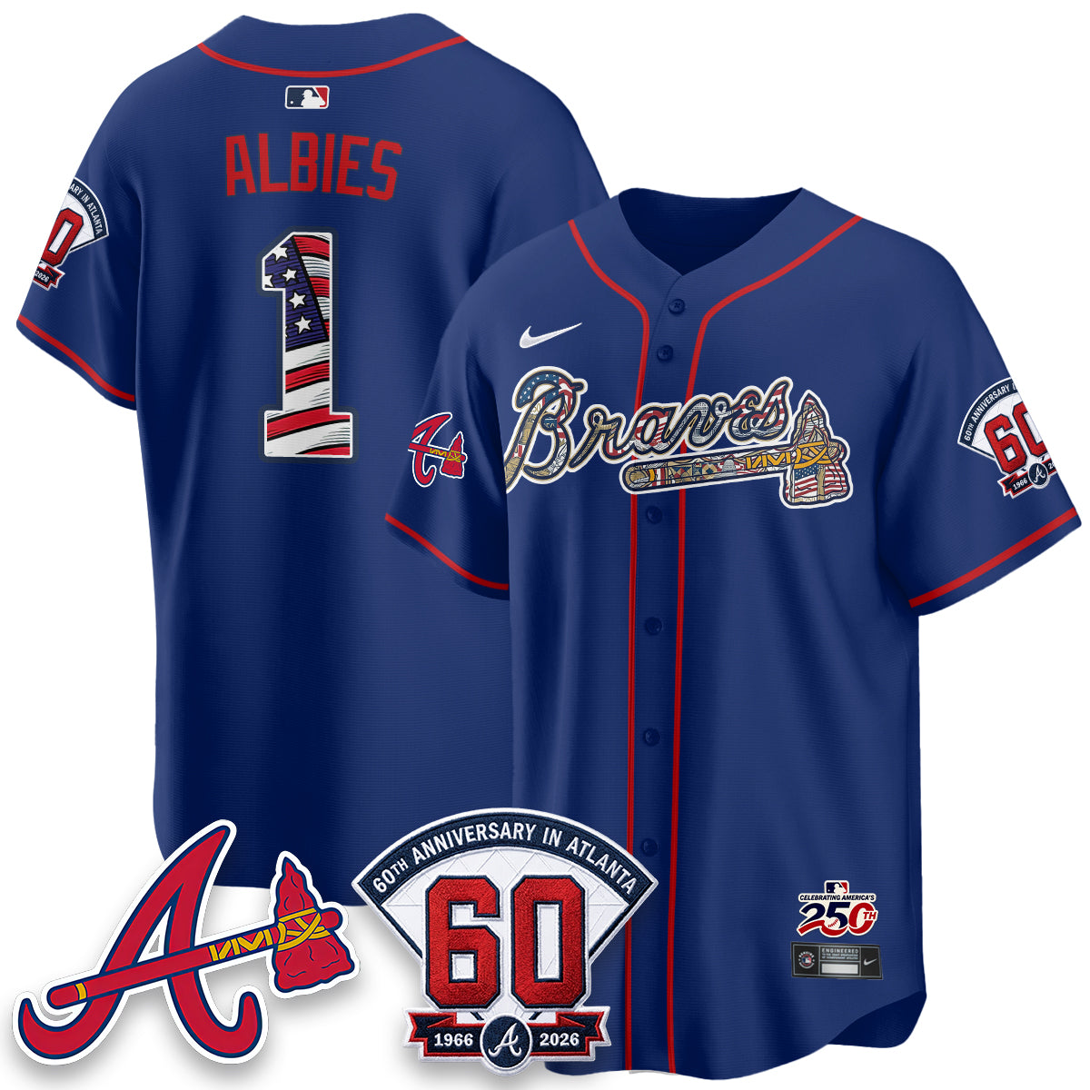 ATL 2026 Independence Day USA Vapor Limited Jersey - Stitched-NQD
