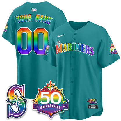 SEA Happy Pride Month Vapor Custom Jersey - Stitched