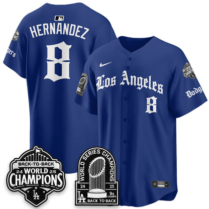 LAD WS Champions Back 2 Back Patch Vapor Premier Limited Gothic Edition Jersey - All Stitched