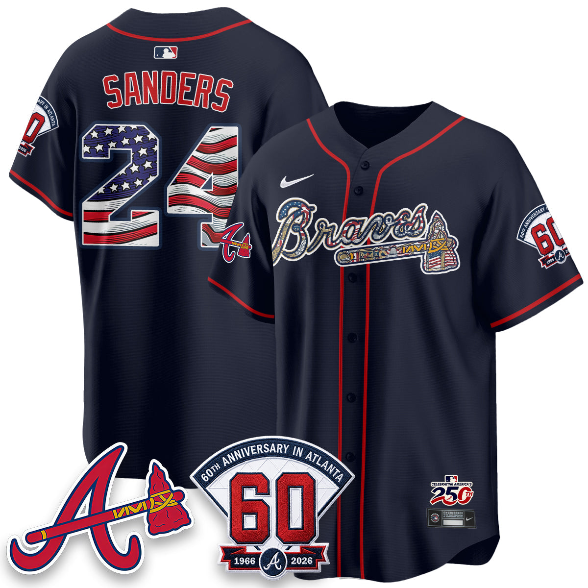 ATL 2026 Independence Day USA Vapor Limited Jersey - Stitched-NQD