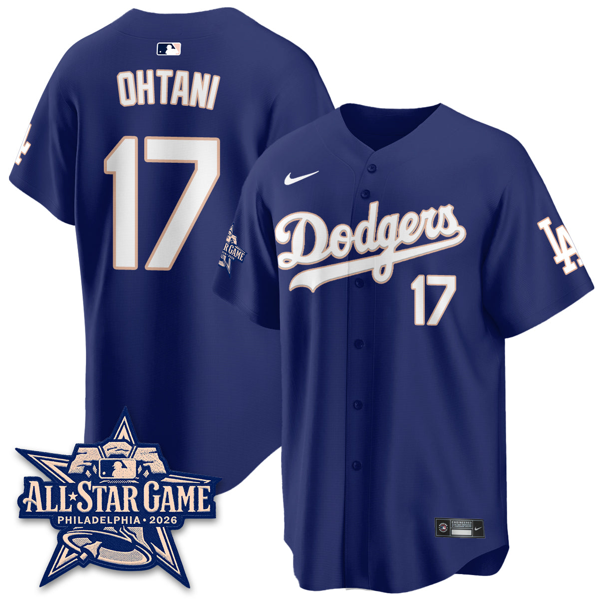 Los Angeles Dodgers All Star Game 2026 Vapor Jersey - Stitched