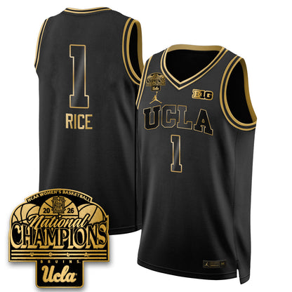 UCLA Women's Basketball National Champion 2026 Limited Jersey -  Stitched-NQD
