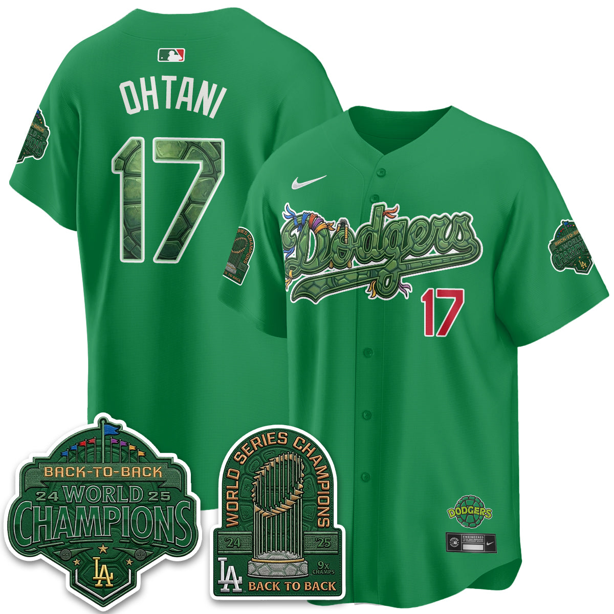 LAD x TMNT 2026 Vapor Jersey - Stitched-NQD