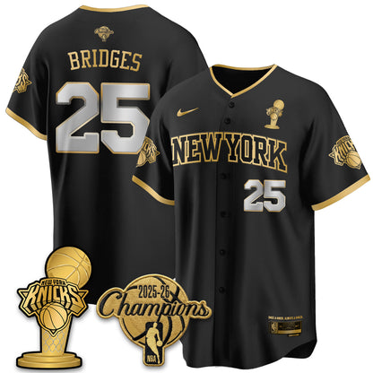 NYK 2026 NBA Champions Vapor Jersey - Stitched-NQD