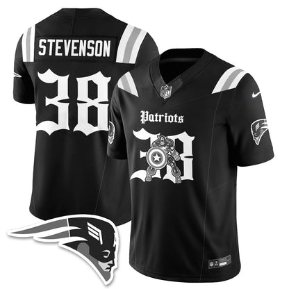 New England Patriots x Vibranium Shield Edition Vapor Jersey - Stitched