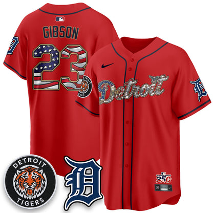 DET 2026 Independence Day USA Vapor Limited Jersey - Stitched-NQD