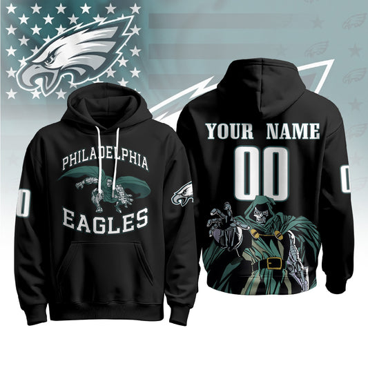 PHI x Green Cape Villain Edition Pullover Custom Hoodie - Printed