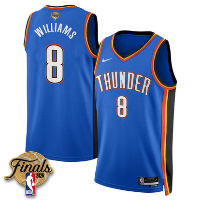 OKC 2026 NBA Western Conference Champions Vapor Jersey V2- Stitched-NQD