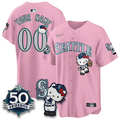SEA x Meow KT Night Limited Custom Jersey - All Stitched V2