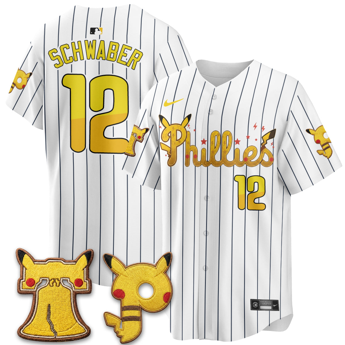 Philadelphia Phillies x PKM Edition Vapor Limited Jersey - Stitched-NQD