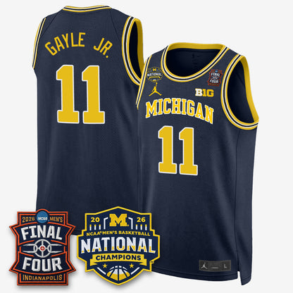 MICH 2026 NCAA Basketball Champions Limited Jersey - Stitched-NQD