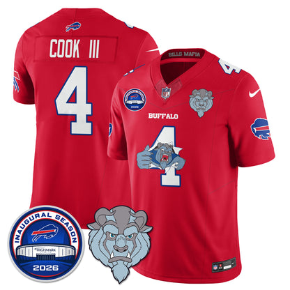 Buffalo Bills x Hairy Blue Beast Edition Vapor Jersey - Stitched