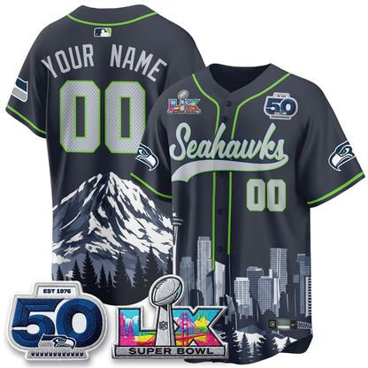 SEA City Edition Vapor Baseball Custom Jersey - Stitch