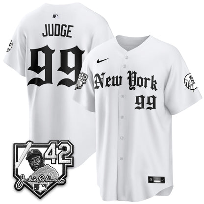 NYY 2026 Jackie Robinson Day Gothic Vapor Limited Jersey - Stitched-NQD