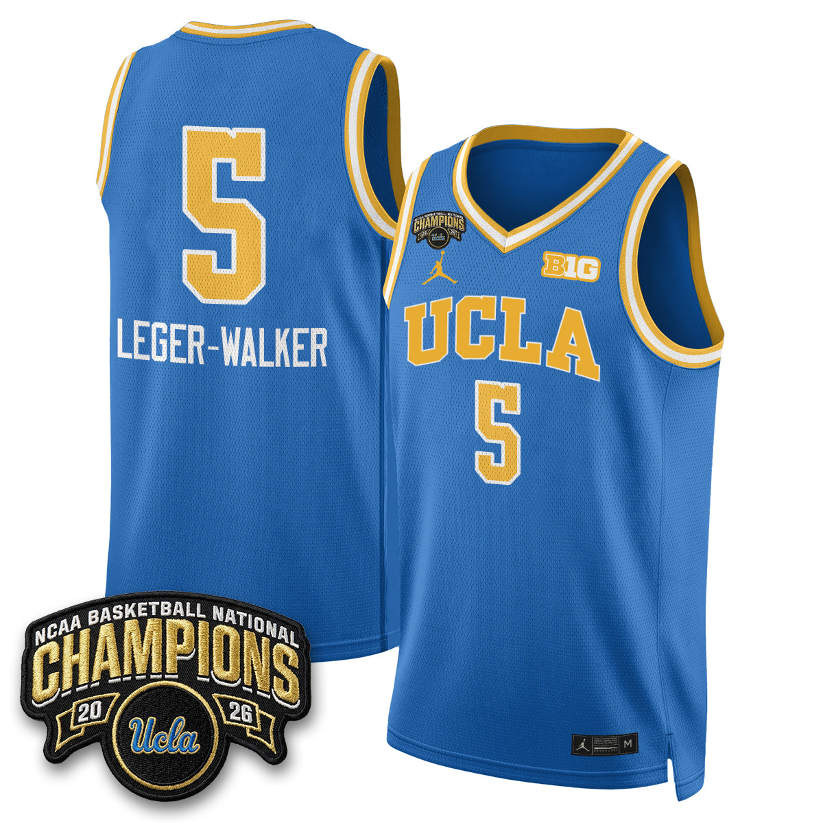 UCLA Women's Basketball Champion 2026 Limited Jersey -  Stitched-NQD