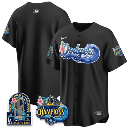 LAD Blue Aloha Paradise Jersey Vapor Limited Jersey - All Stitched