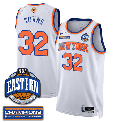 NYK 2026 NBA Eastern Conference Champions Vapor Jersey - Stitched-NQD