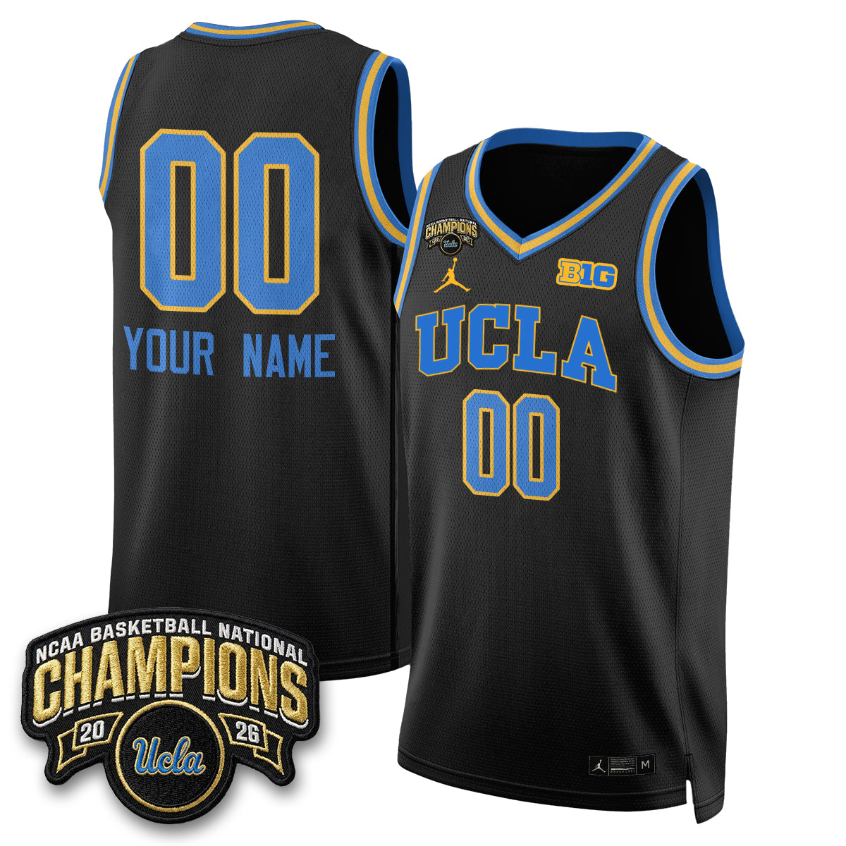 UCLA Women's Basketball Champion 2026 Limited Custom Jersey -  Stitched-NQD