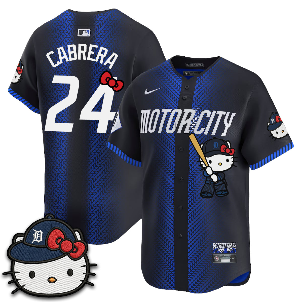 Detroit Tigers x Meow KT Edition Vapor Limited Jersey - Stitched-NQD