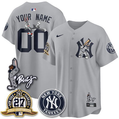 NYY Bunny Vapor Limited Custom Jersey - All Stitched-NQD