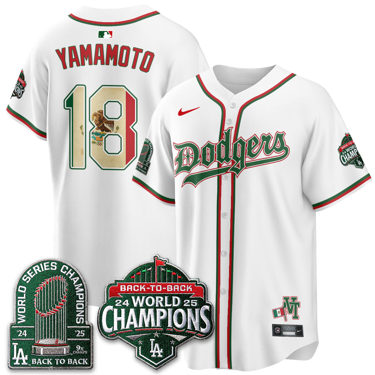 LAD x Mexico Style Vapor Jersey - Stitched-NQD