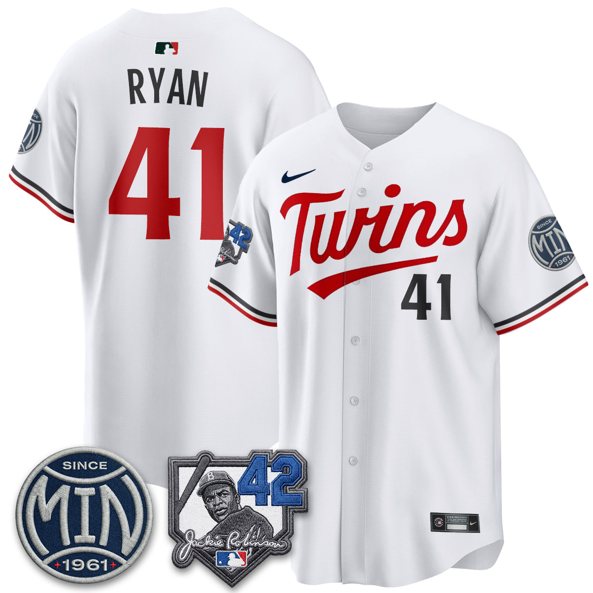 MIN 2026 Jackie Robinson Day Vapor Limited Jersey - All Stitched