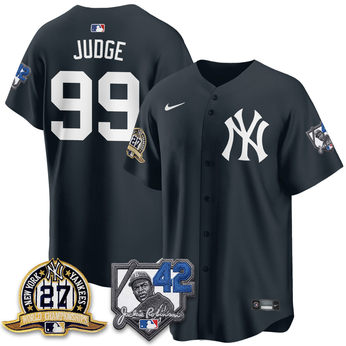 NYY 2026 Jackie Robinson Day Vapor Limited Jersey - Stitched-NQD
