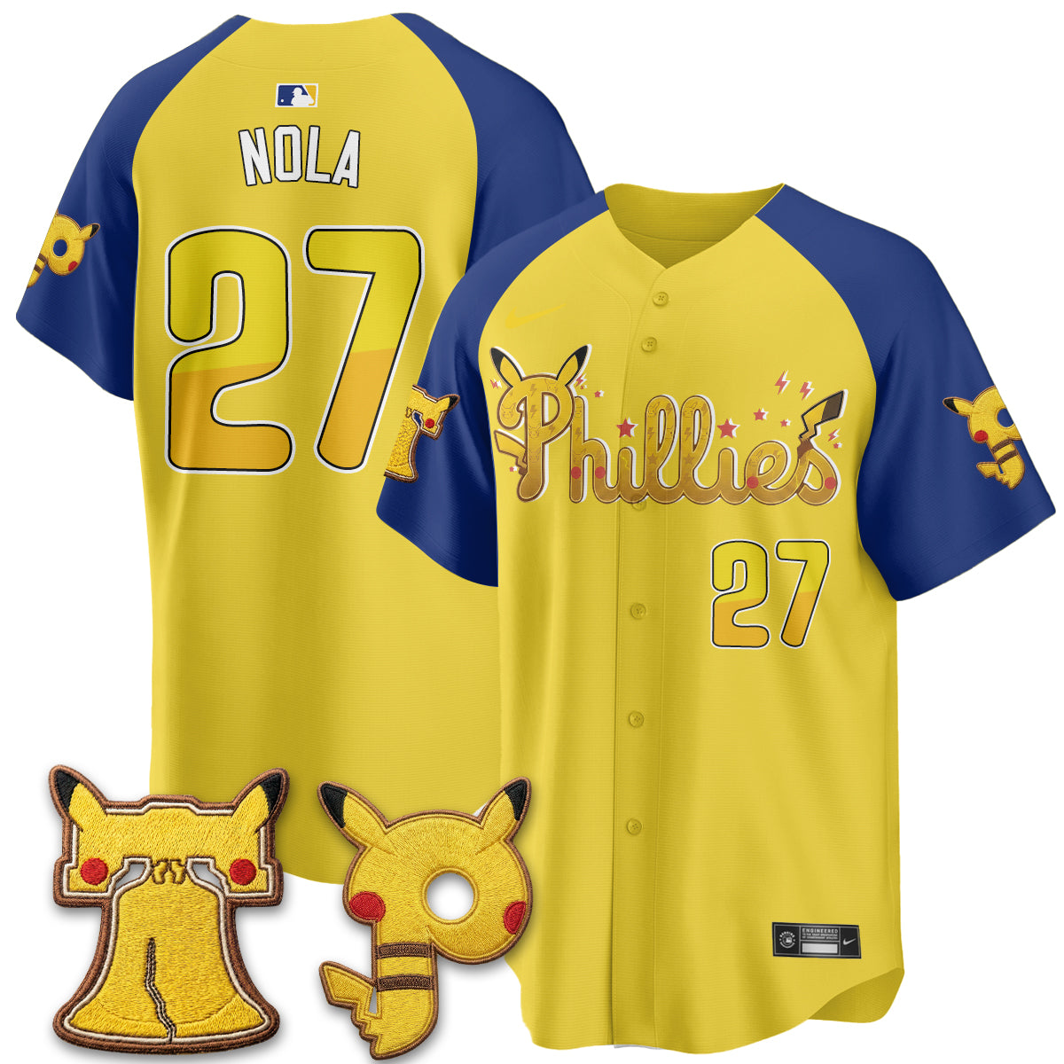 Philadelphia Phillies x PKM Edition Vapor Limited Jersey - Stitched-NQD
