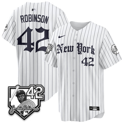 NYY 2026 Jackie Robinson Day Gothic Vapor Limited Jersey - Stitched-NQD