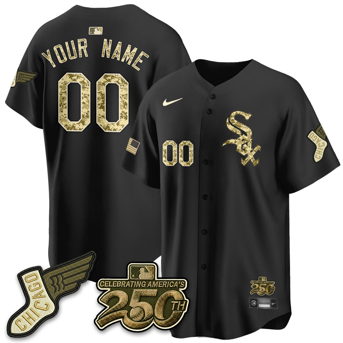 CWS Salute to Service 2026 Vapor Limited Custom Jersey - Stitched