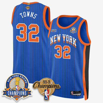 New York Knicks 2026 Basketball Champions Special Edition Vapor Jersey V2- Stitched