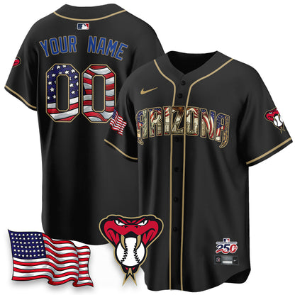 ARI 2026 Independence Day USA Vapor Limited Custom Jersey - Stitched-NQD