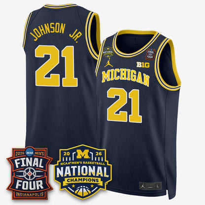 MICH 2026 NCAA Basketball Champions Limited Jersey - Stitched-NQD