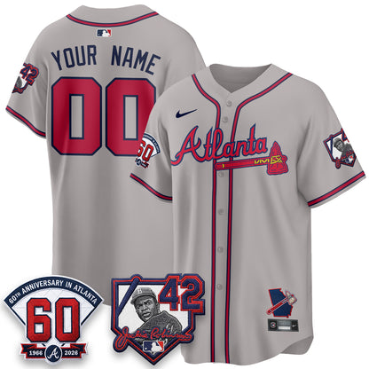 ATL 2026 Jackie Robinson Day Vapor Limited Custom Jersey - All Stitched