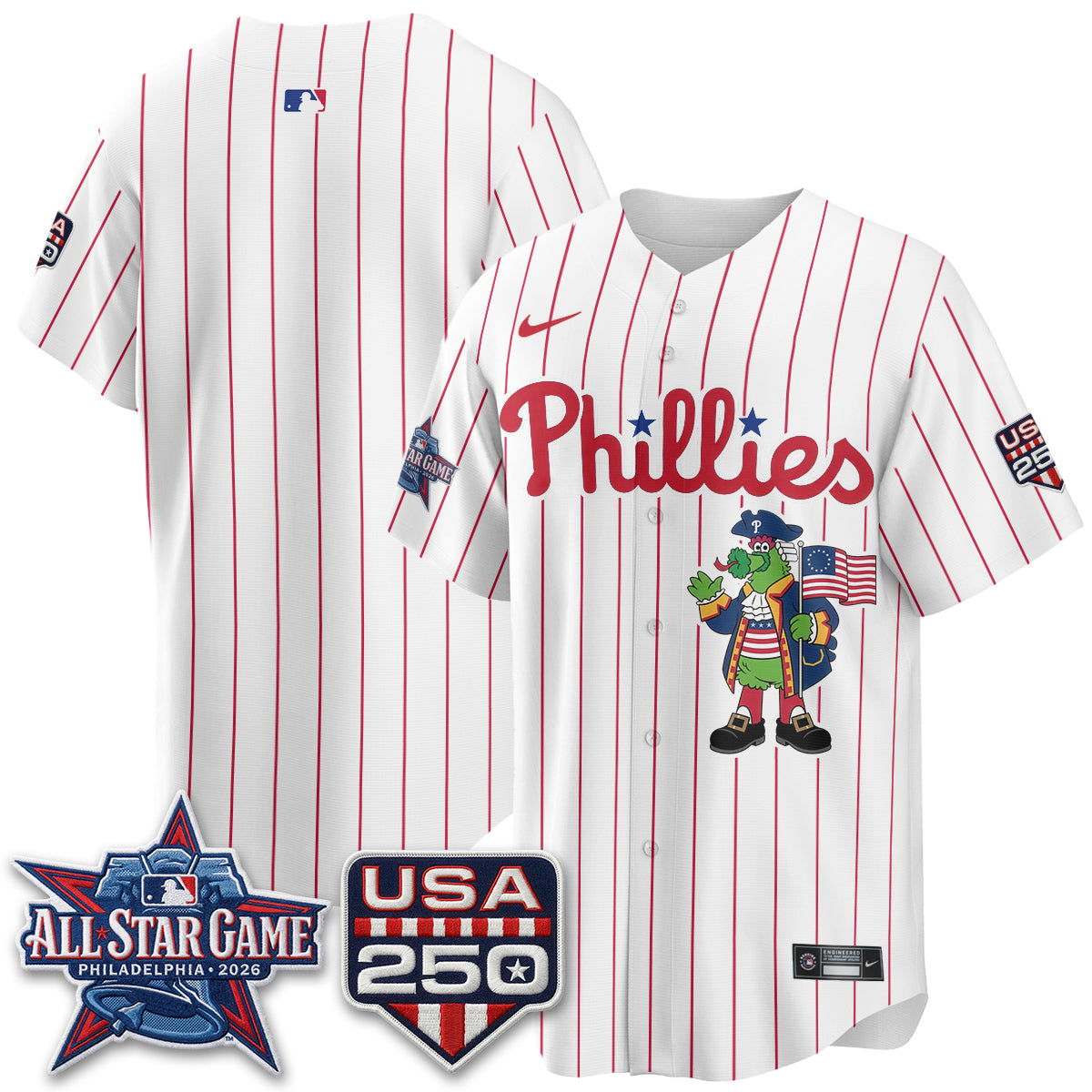 Philadelphia Phillies 2026 All Star Phanatic Edition Vapor Jersey - Stitched