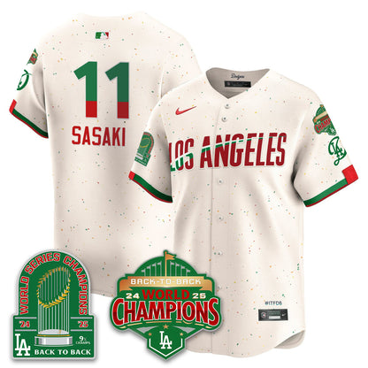LAD Mexico Vapor Limited Jersey - 9x & B2B Champs - All Stitched