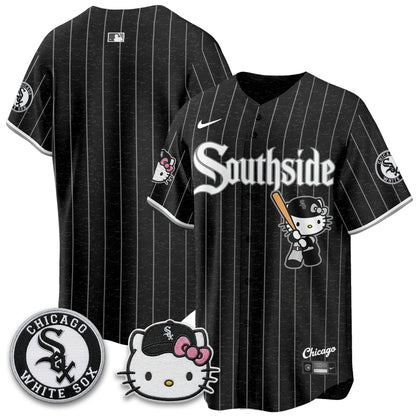 Chicago White Sox x Meow KT Vapor Jersey - Stitched-NQD