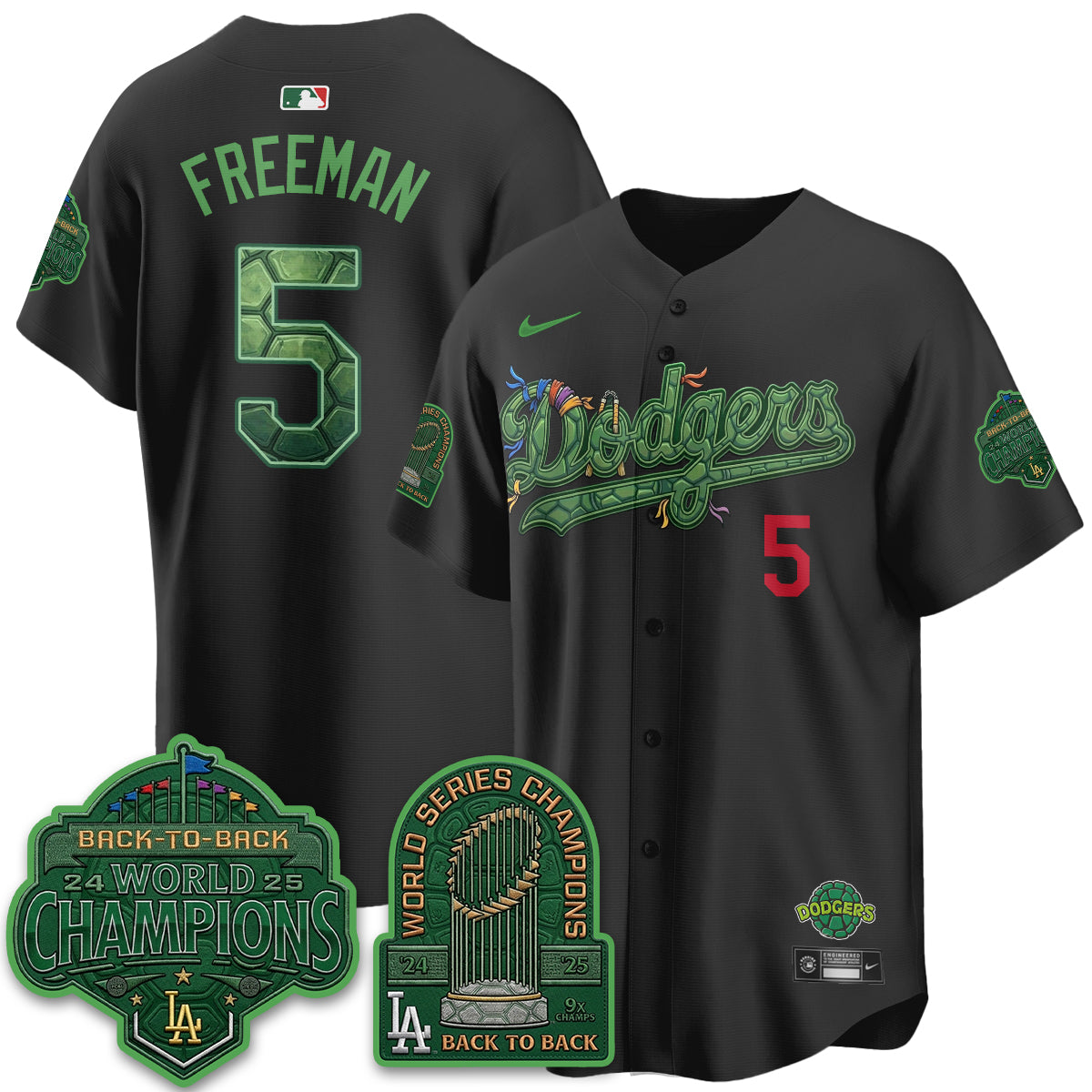 LAD x TMNT 2026 Vapor Jersey - Stitched-NQD