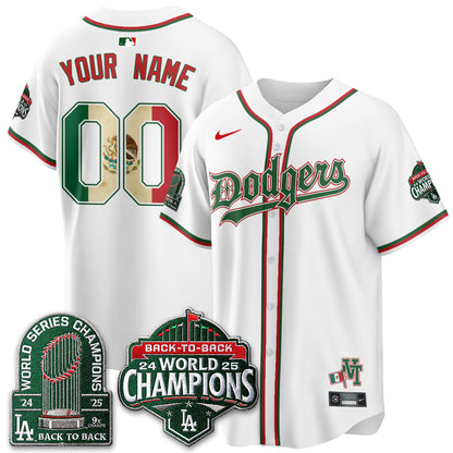 LAD x Mexico Style Vapor Custom Jersey - Stitched-NQD