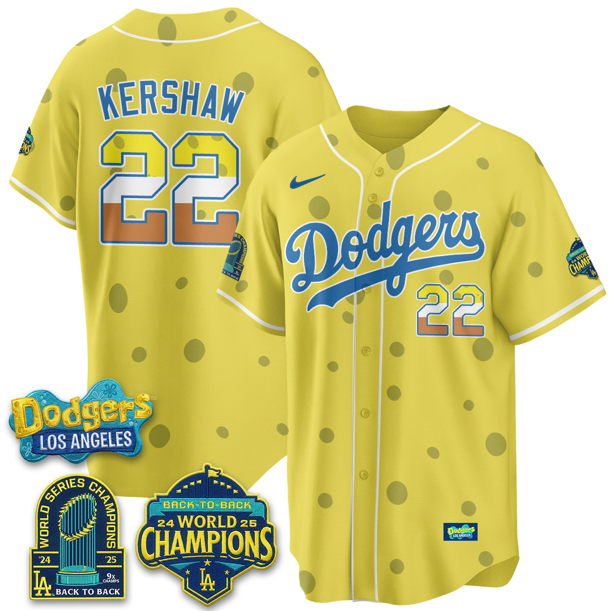 Los Angeles Dodgers x SBSP Vapor Jersey - Stitched