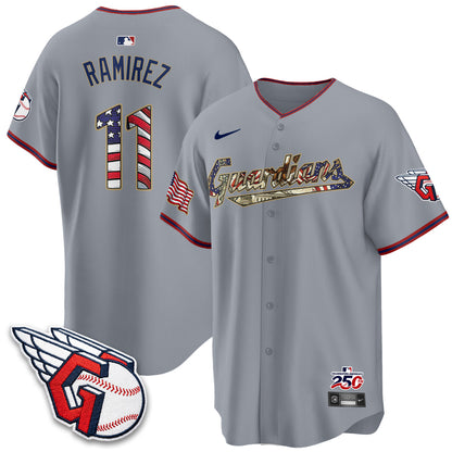 CLE 2026 Independence Day USA Vapor Jersey - Stitched-NQD