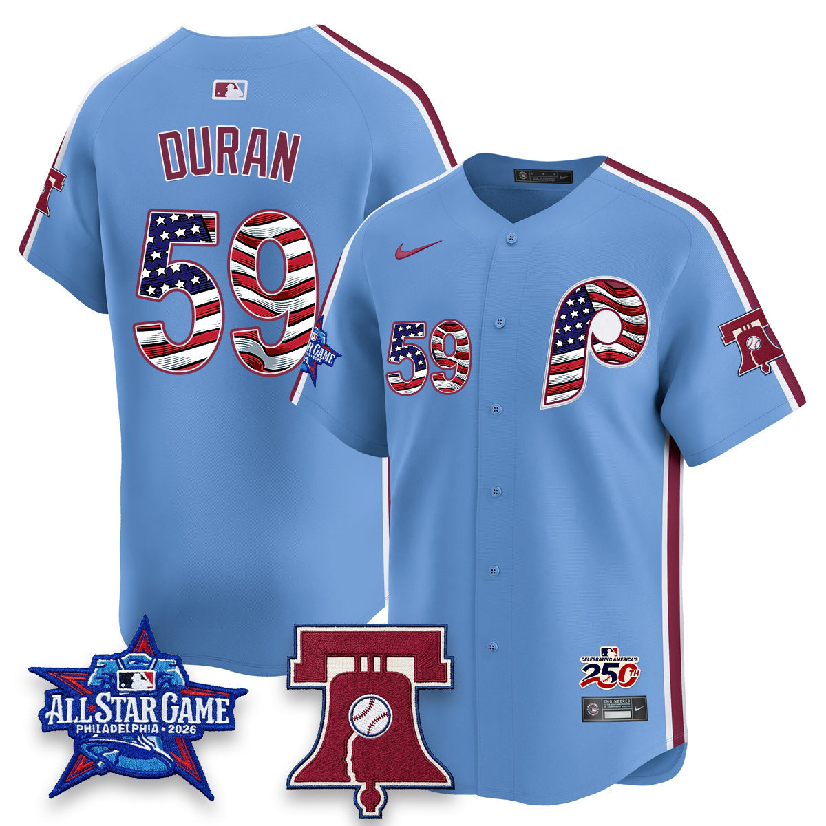 PHI 2026 Independence Day USA Vapor Limited Jersey - Stitched-DQM